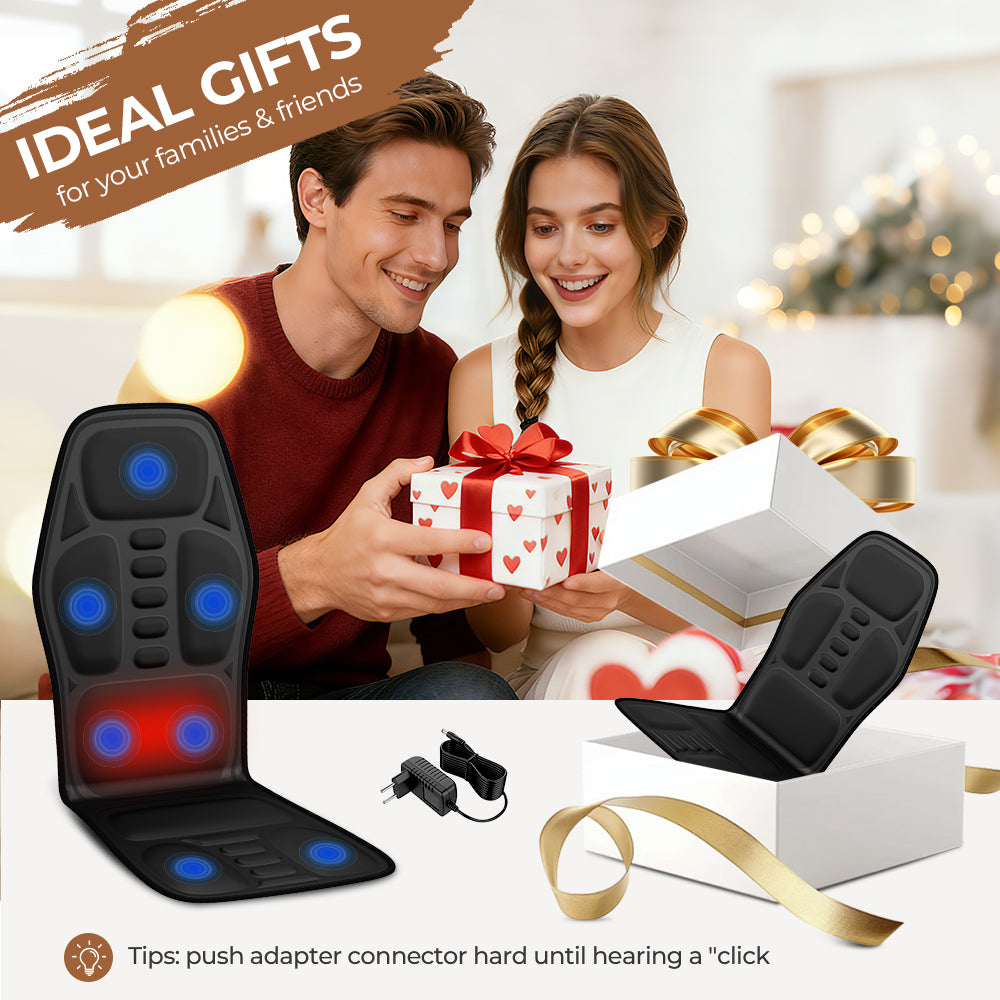 Massage Chair Pad,Back Massage With Heat,Massage Pad With 7Vibration Motors,Chair Massager For Office Chair, Massage Chair For Home Office Use