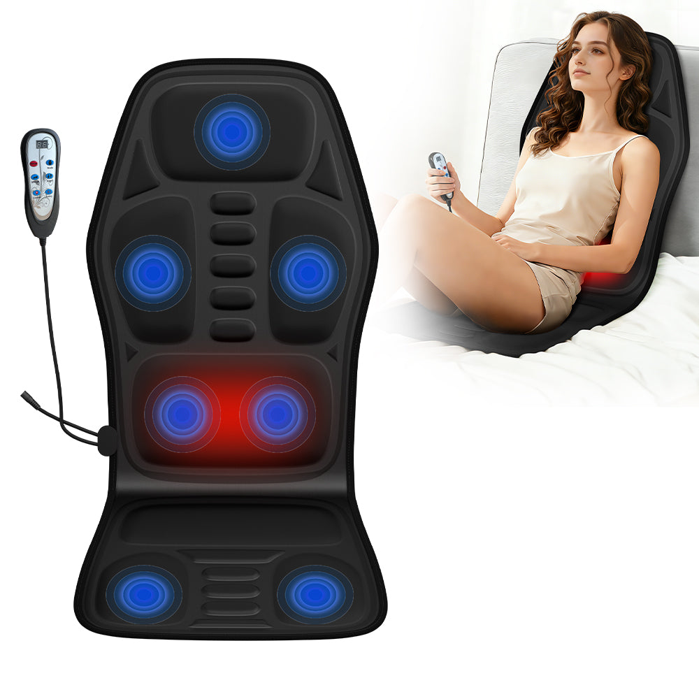 Massage Chair Pad,Back Massage With Heat,Massage Pad With 7Vibration Motors,Chair Massager For Office Chair, Massage Chair For Home Office Use