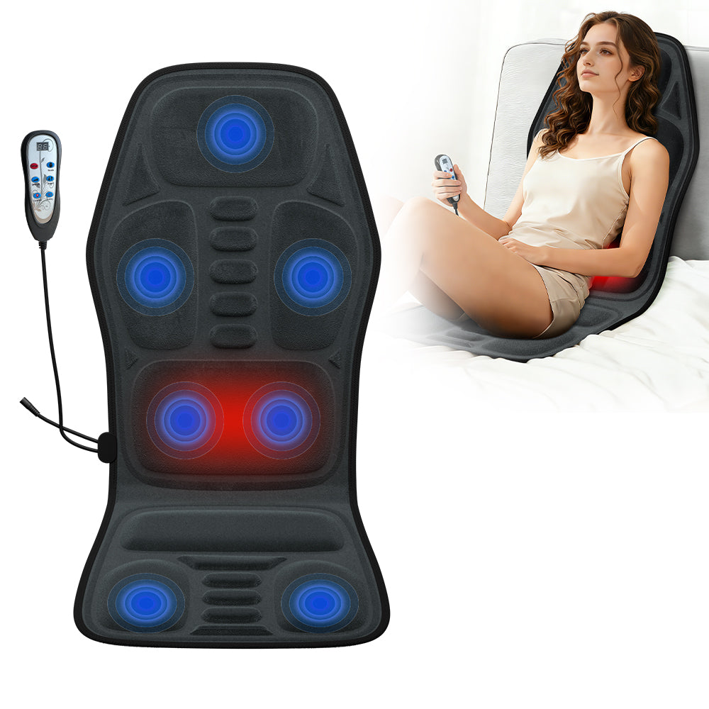 Massage Chair Pad,Back Massage With Heat,Massage Pad With 7Vibration Motors,Chair Massager For Office Chair, Massage Chair For Home Office Use